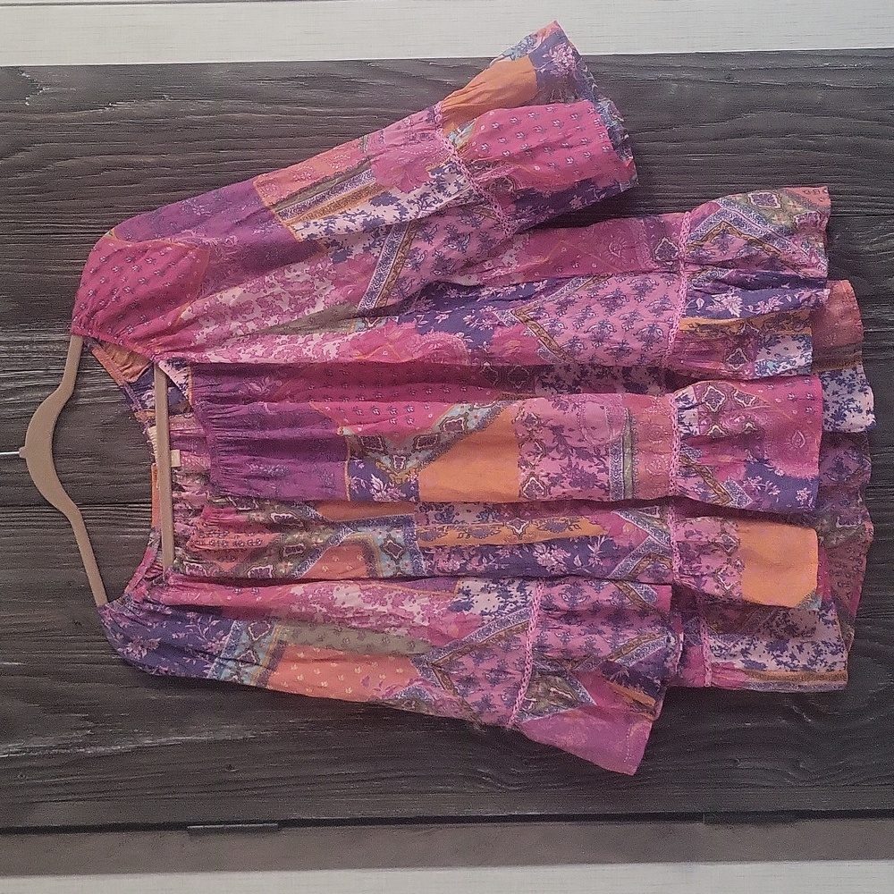 Hope & Harlow 2X Boho Blouse